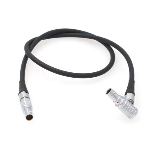 Miniatura 2 de Cable de código de tiempo para ambient Lockit a RED Komodo X V-Raptor 8K cámara 5 pines a EXT 9 pines ángulo recto 20 pulgadas