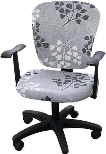 Miniatura 23 de Jinzio Funda para silla de oficina de computadora, tela protectora dividida y elástica, de poliéster, universal, para escritorio, para silla