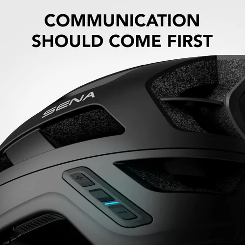 Miniatura 2 de Cascos de bicicleta de montaña Sena M1 / M1 EVO con intercomunicador Bluetooth y de malla de comunicaciones inteligentes Negro mate