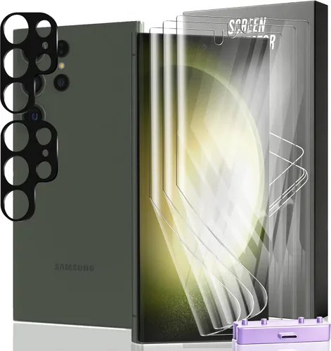 Miniatura 31 de Paquete de 3+2 protectores de pantalla de vidrio templado para teléfono (2a) / (2a) Plus con protector de lente de cámara, dureza 9H, película