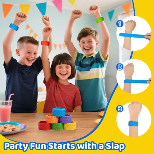 Miniatura 5 de Pulseras texturizadas – 6 juguetes sensoriales de silicona para niños, adolescentes y adultos – Herramientas calmantes para autismo, TDAH, ansiedad