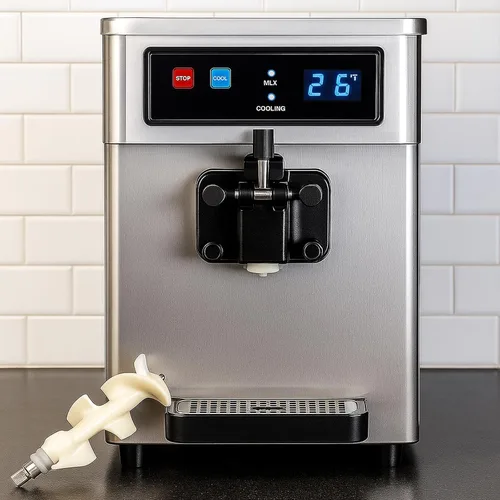 Miniatura 5 de Beater Rod Ice Cream Maker Fitting Scraper Auger Recambios Para Vevor Para YKF Soft Serve Machine