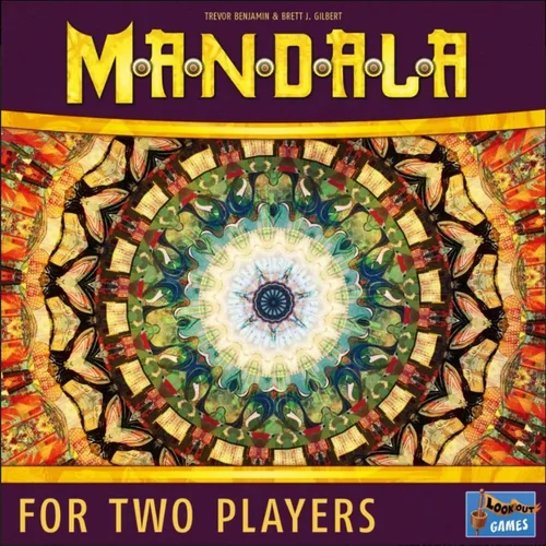 Miniatura 2 de Juego de mesa Mandala Desafiante juego para dos jugadores con hermoso arte abstracto Juego de mesa de estrategia para adultos y niños A partir