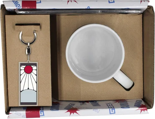 Miniatura 8 de ABYstyle Demon Slayer Kimetsu No Yaiba - Caja de regalo incluye 11 onzas, taza, figura de acrílico y llavero acrílico, accesorios de manga de anime