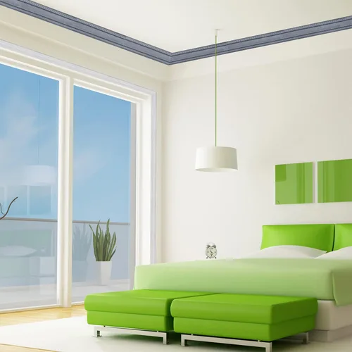 Miniatura 2 de YLL YLL Moldura de Corona Despegar y Pegar Espuma de Borde de Pared 3D Zócalo Moldura Flexible Trim Autoadhesiva Borde de Papel Tapiz Borde