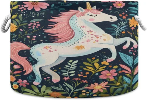 Miniatura 18 de senya Cesta de almacenamiento grande plegable bolsa de ropa redonda plegable de tela para ropa sucia cesta de lavado plegable para niños coches