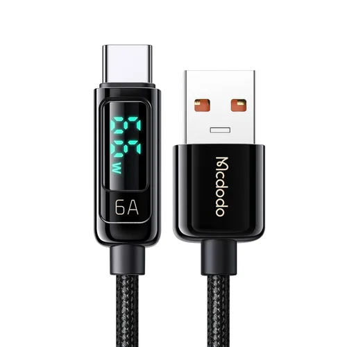 mcdodo Cable USB A a USB C de 4 pies 6 A de carga rápida USB3.0 a USB-C Cable de carga para iPhone 15/15Pro/iPad Pro/MacBook Pro/Galaxy S23, carga y
