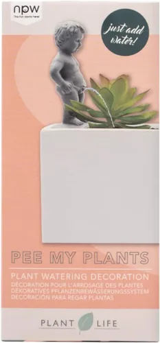 Miniatura 2 de NPW Plant Life - Estatua de estaca de riego automático "Pee My Plants", divertida estaca de riego automático, decoración novedosa para jardín
