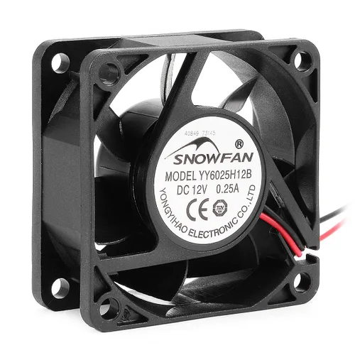 uxcell Ventilador de refrigeración de 2.362 in x 2.362 in x 0.984 in 12 V CC de larga vida con rodamientos de bolas dobles para PC