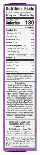 Miniatura 152 de Annie's Organic Chocolate Bunny Graham Snacks, 7.5 onzas