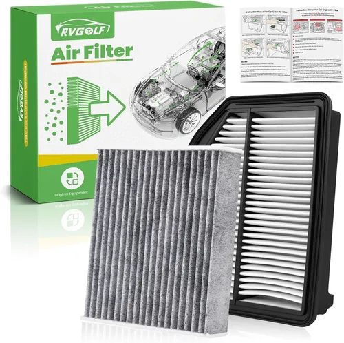 Miniatura 26 de Juego de filtros de aire de motor+cabina para Honda Civic 2016-2026 (2.0L), HR-V HRV 2023-2026 (2.0L) (solo aspirado naturalmente, no para tipo R!)