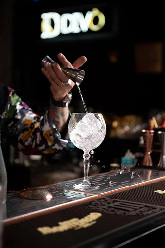 Miniatura 3 de Barski Copas de vino – Gin Tonic – Cóctel – Cupé – Copa – Juego de 6 vasos de cristal – Copas de globo bellamente diseñadas – Cada copa es de 18