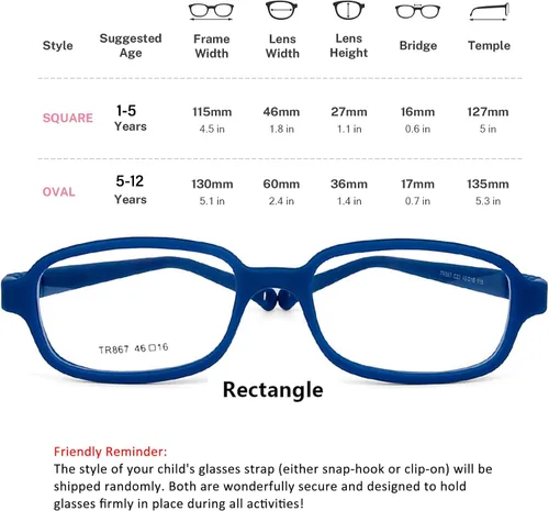 Miniatura 40 de AQWANO Children Optical Glasses Frame tr90 Flexible Bendable One-piece Safe Eyeglasses Girls Boy
