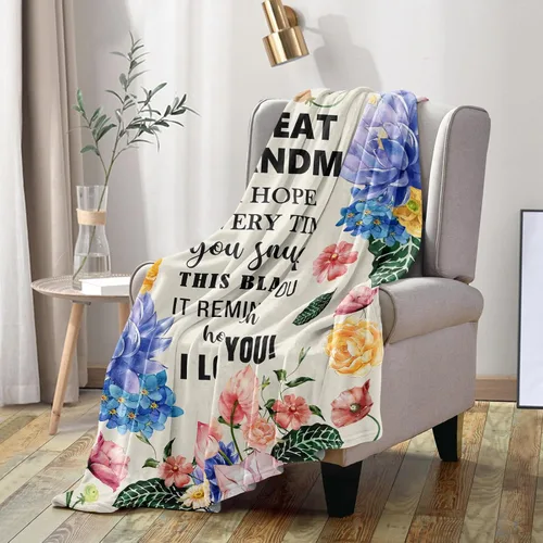 Miniatura 6 de Xutapy Manta de Regalos para Bisabuela 60''X50'', Regalos de Navidad y Cumpleaños para Bisabuela, Manta para Bisabuela