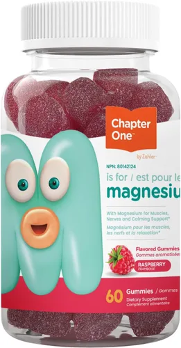 Gomitas de magnesio Chapter One, magnesio de gran sabor para niños, magnesio calmante para niños, gomitas de magnesio para mujeres y hombres,