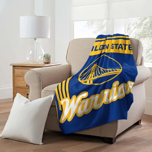 NORTHWEST Golden State Warriors NBA - Manta de microfibra con licencia oficial de 46 x 60 pulgadas, logotipos y colores de todos los equipos,