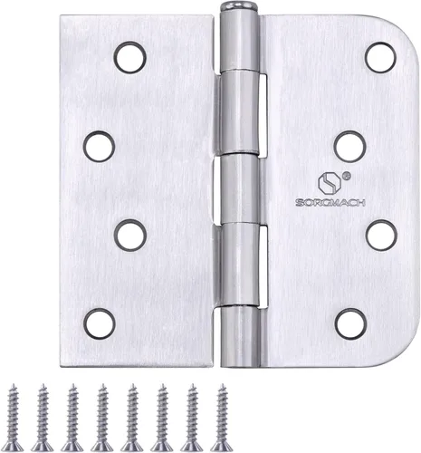 Miniatura 13 de Bisagra para puerta interior de 4 pulgadas, bisagras interiores de 4 pulgadas, color negro mate, bisagras interiores de 4 pulgadas, bisagra de Negro