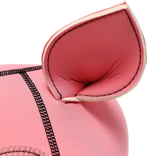 Miniatura 7 de Máscara de cerdito Máscara de cabeza completa de neopreno Máscara de cabeza de animal Máscara de disfraz de cabeza de cerdo Máscaras Rosa