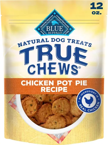 Miniatura 15 de Blue Buffalo True Chews - Golosinas para perros, hechas en los Estados Unidos con ingredientes naturales, receta de salchicha de cerdo y pollo