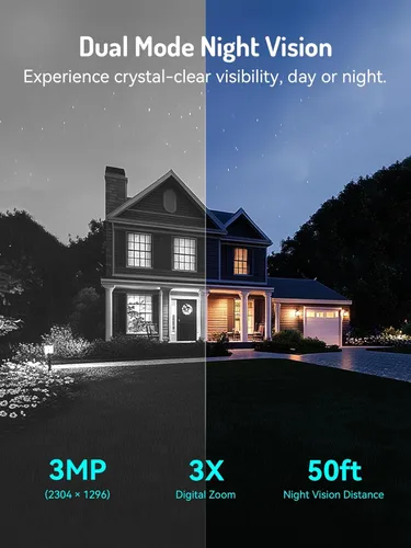 Miniatura 6 de blurams Cámara solar inalámbrica para exteriores, cámaras de seguridad PTZ de 360° inalámbricas para exteriores con seguimiento automático humano