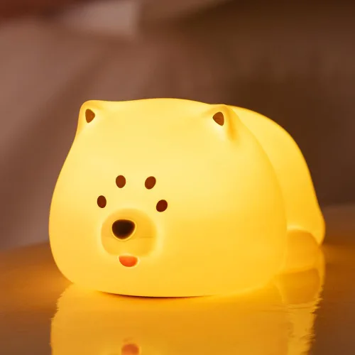 Miniatura 12 de Luz nocturna de conejo para niños, luz nocturna de conejo regulable de 3 niveles, 1200 mAh de silicona suave, lindo regalo de conejo de Pascua