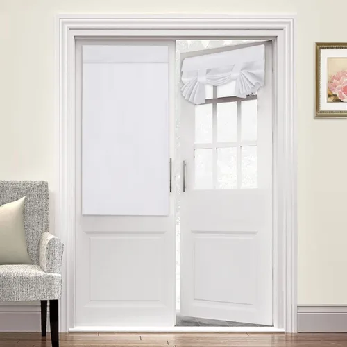 Miniatura 35 de Turquoize Cortinas Opacas para Tratamiento de Ventana con Trabillas Traseras para Sala de Estar/Dormitorio, Tratamientos de Ventana con Aislamiento