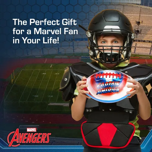 Miniatura 6 de Capelli Sport Marvel Avengers Capitán América - Fútbol juvenil pequeño, pequeño para niños, talla 6, multicolor