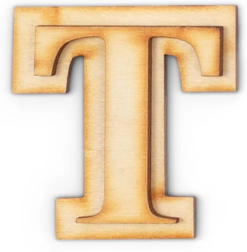Miniatura 17 de Paquete de 2 letras griegas oficiales de madera para manualidades, Delta - Fuente clásica de 2 pulgadas, letras griegas de madera de doble capa