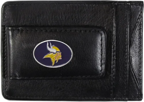 Miniatura 6 de Portadocumentos clip de piel para dinero NFL