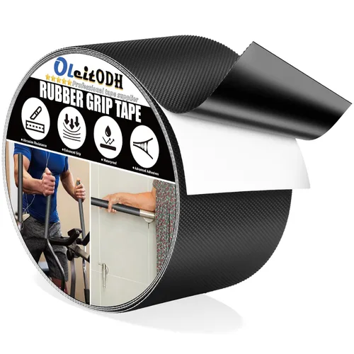 Oleitodh Cinta de agarre de seguridad antideslizante para escalones de escaleras de 2 pulgadas x 60 pies, banda de rodadura antideslizante de alta