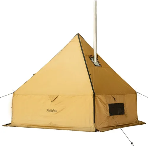 Miniatura 8 de FIREHIKING Camping Hot Tent with Stove Jack Yurt Tent Outdoor Wall Tent Teepee Tent with Snow Skirt