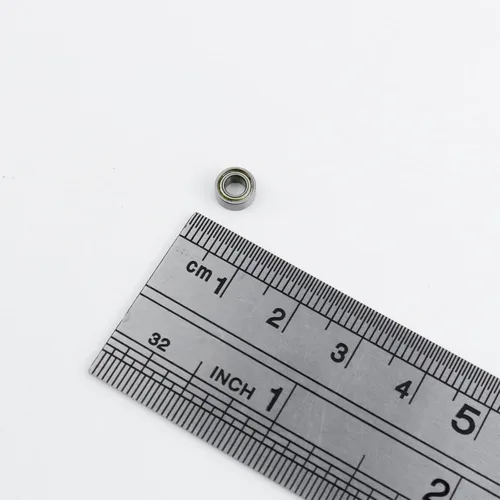 Miniatura 3 de Antrader Paquete de 20 rodamientos radiales de doble blindaje MR63ZZ de 0.118 in x 0.236 in x 0.098 in
