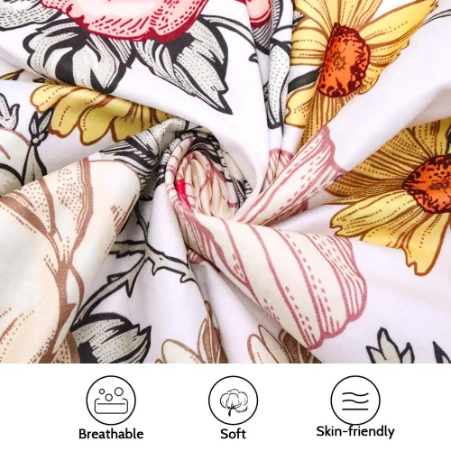 Miniatura 2 de Sábanas de cuna para niña y niño, sábana bajera ajustable para colchones estándar de cuna y de niño pequeño, ultra suaves y transpirables, sábanas