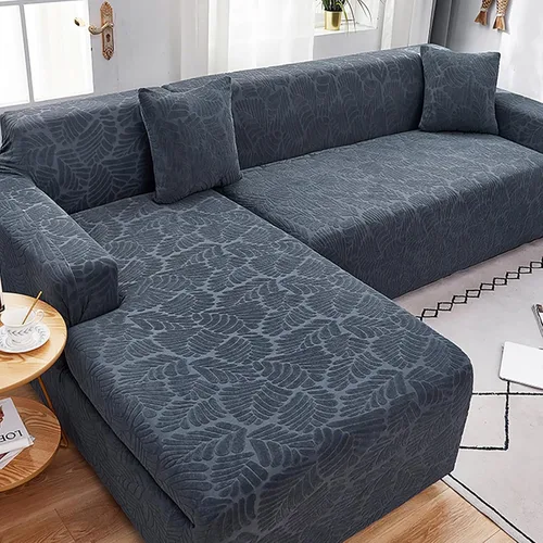 Miniatura 14 de Fundas elásticas para sofá modular, funda de sofá jacquard en forma de L, gruesa y antideslizante, protector de muebles, funda de sofá adecuada