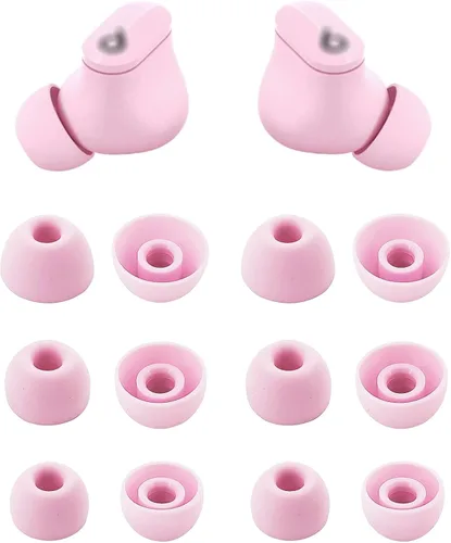 Miniatura 5 de ALXCD Almohadillas de espuma compatibles con Beats Studio Buds, S, M, L, 3 tamaños, 6 pares de auriculares de espuma viscoelástica suave, Negro