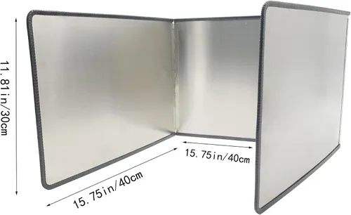 Miniatura 2 de BILLAMB Protector contra salpicaduras de aceite, protector de cocina antisalpicaduras, pantalla de salpicaduras para sartén, protector