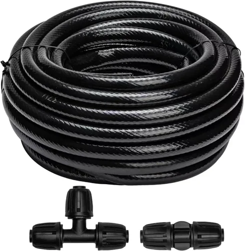 Miniatura 7 de Maotong Kit de Sistema de Riego por Goteo de 240 Pies, Sistema Automático de Riego y Nebulización de Jardín para Invernadero, Patio, Césped, Plantas