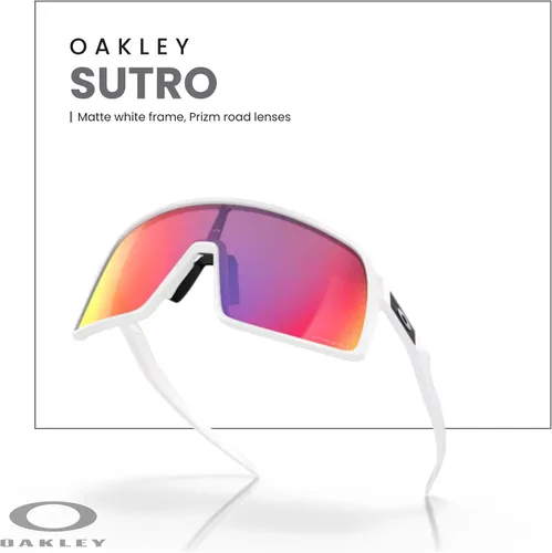 Miniatura 129 de Oakley Sutro OO9406 / OO9462 - Lentes de sol para hombre, kit de correa de accesorios, bolsa de microfibra
