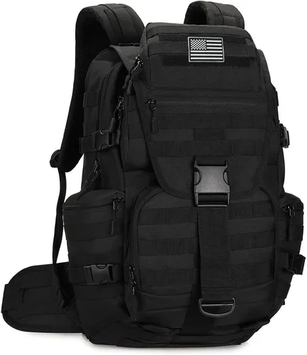 Miniatura 12 de Mochila de senderismo para acampar de 100L, mochila táctica militar Molle, mochila de senderismo ligera impermeable, Grande Citycamo