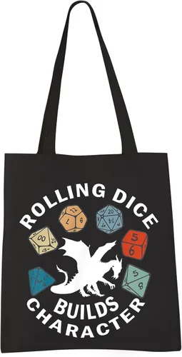 Miniatura 8 de VAMSII Dungeon Master - Bolsa de dados DND, regalos para amantes de la DND, dados rodantes, construye personajes, suministros para jugadores de DND