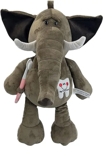 Muñeco de peluche de hada dental, presentación de salud oral de peluche dental, muñeca de marioneta de diente de hada dental, muñeca de felpa