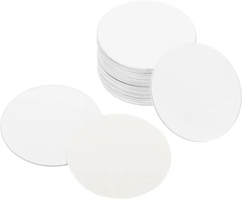 Miniatura 11 de PATIKIL Revestimiento de tapa de papel de aluminio de 0.709 in/0.7 pulgadas, 100 revestimientos de sellado térmico resistentes por inducción