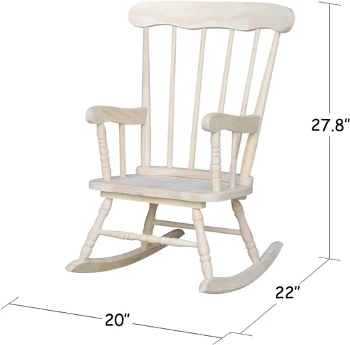 Miniatura 2 de International Concepts - Mecedora de madera para niños