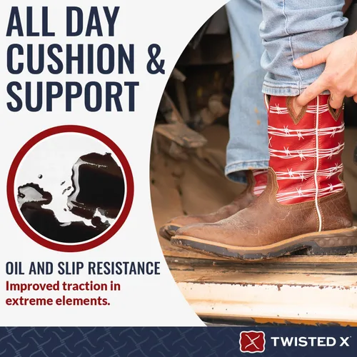 Miniatura 4 de Twisted X Men's 12" Western Work Boot, Soft Toe