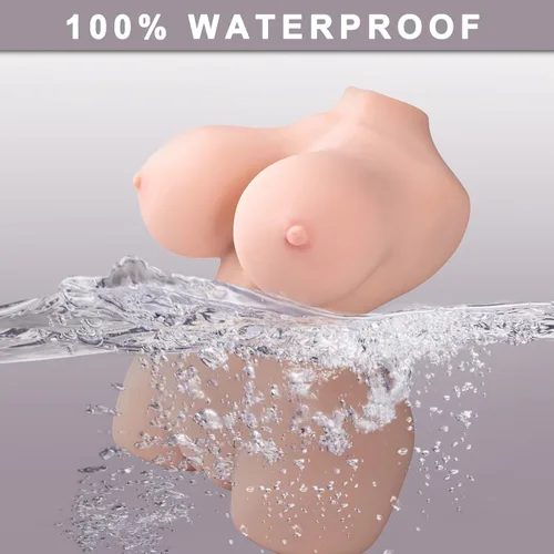 Miniatura 4 de Muñeca sexual femenina de tamaño real de 15 libras para hombres, juguetes sexuales masculinos con pechos grandes suaves y trasero regordete