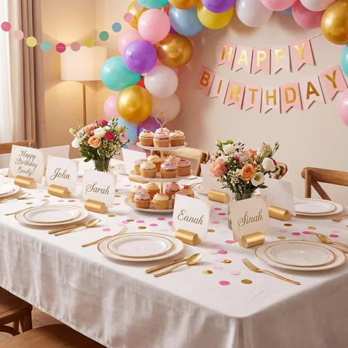Miniatura 6 de Ripeng 24 soportes dorados para números de mesa, soporte de madera para tarjetas de lugar, mini soporte de mesa para boda, Navidad, vacaciones