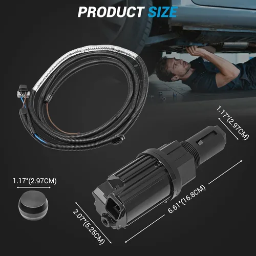 Miniatura 4 de Kit de actuador y arnés 600-490 4WD Compatible con GMC K1500 K2500 K3500 Yukon/Chevrolet K1500 K3500 Tahoe Blazer Suburban 4WD Actuador eléctrico