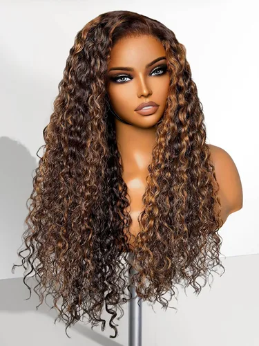 Miniatura 20 de LUVME HAIR - Peluca de cabello humano estilo Bob, de 8 pulgadas, precortada, sin pegamento, con cierre de encaje HD, predepilada, cabello humano