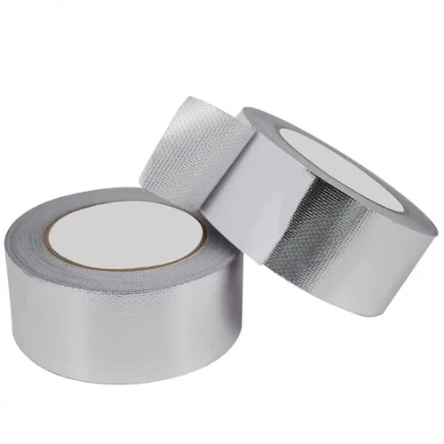 Miniatura 6 de Cinta de papel de aluminio de tela de fibra de vidrio, cinta autoadhesiva ignífuga a prueba de fugas de alta temperatura, cinta adhesiva de lámina
