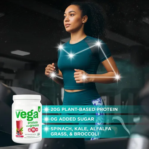 Miniatura 3 de Envase de proteínas y hierbas en polvo de Vega, VEG00672, S, Berry, 1, 1